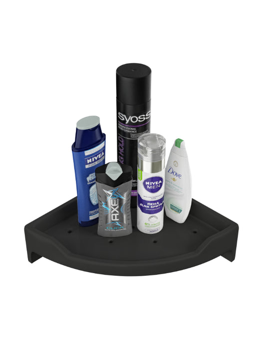 BASSINO Modern Corner Shelf 12'' x 12'' For Bathroom-Glossy