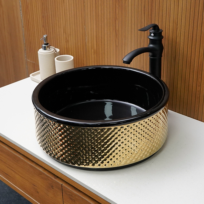 Designer Table Top Basin (17 x 17 x 6 In),BTT-11255