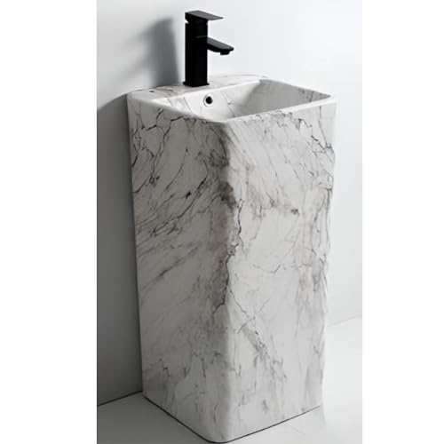 Ceramic Pedestal Wash Basin,BPB-542,size-16x16x32 Inch