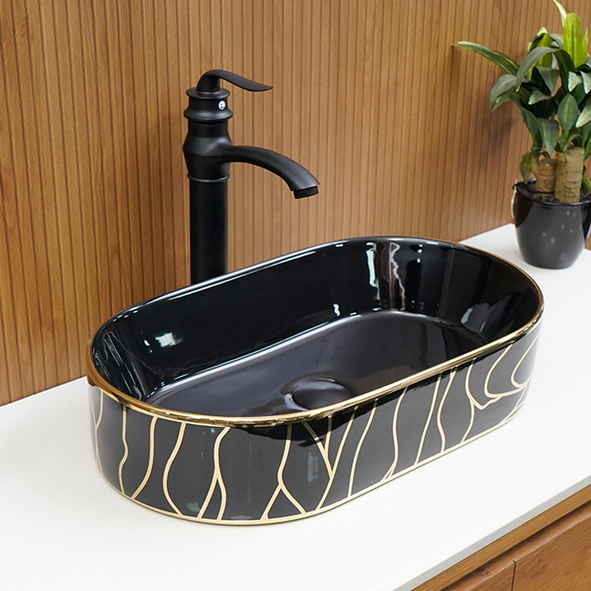 Designer Table Top Basin (20 x 12 x 5 In),BTT-11179