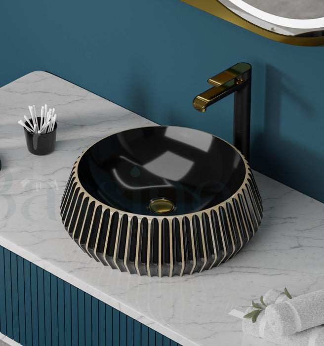 Designer Table Top Basin (16x16x6 Inch) BTT-11402-IN