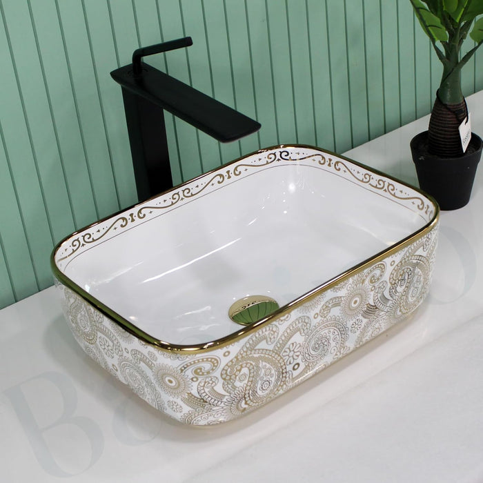 Designer Table Top Basin (16x12x6 Inch) BTT-11229-IN