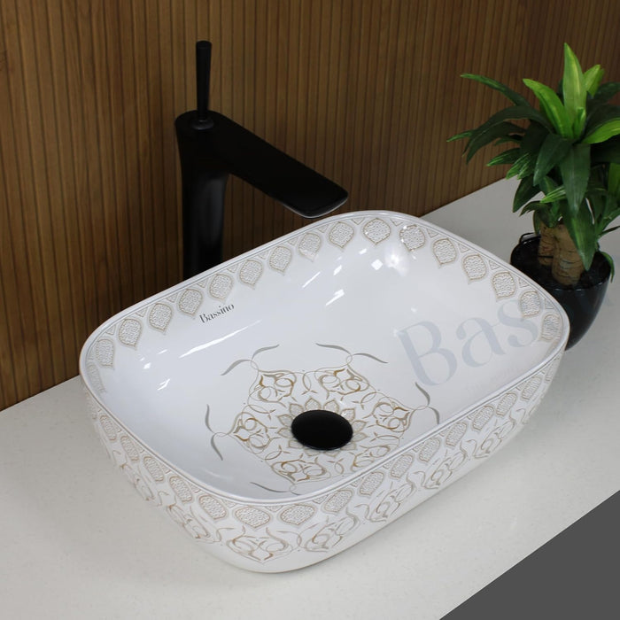 Premium Designer Table top/Counter top Wash Basin/Vessel sink (18x13x5.5 In) BTT-1457