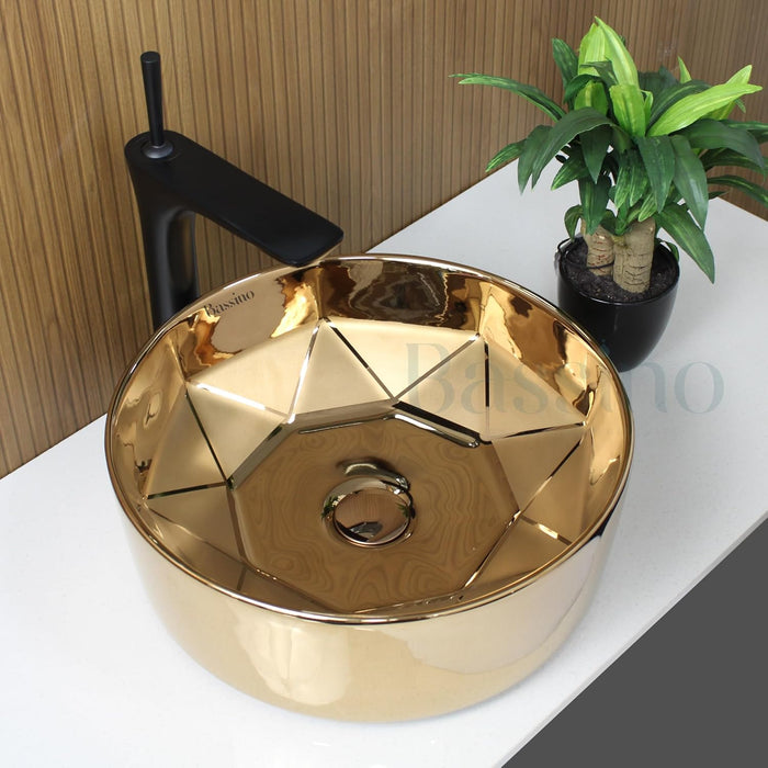Premium Designer Table top/Counter top Wash Basin/Vessel sink (16x16x6 In) BTT-1060