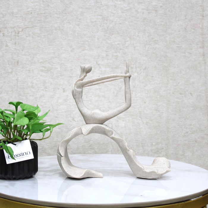 Modern Abstract Archer Sculpture – Elegant for Home or Office Decor 9.5 Inch (BSP-8031)