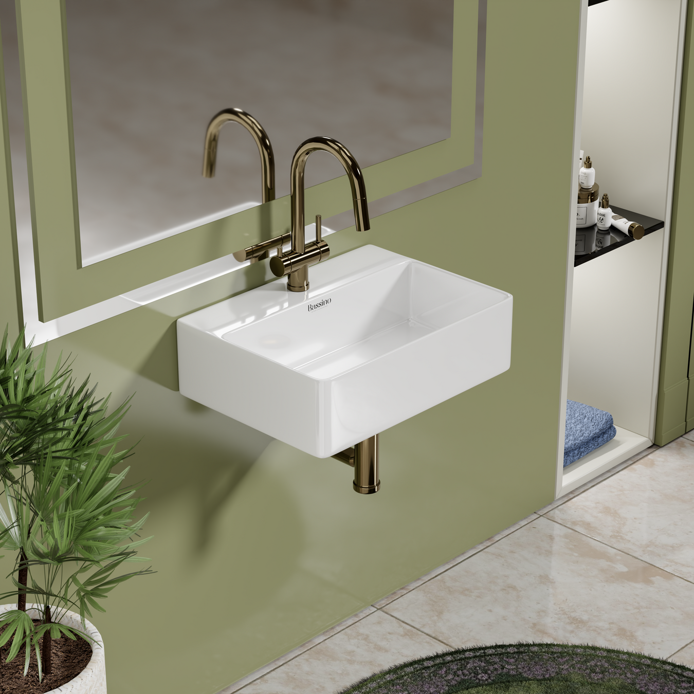 Wall-Mounted Basin