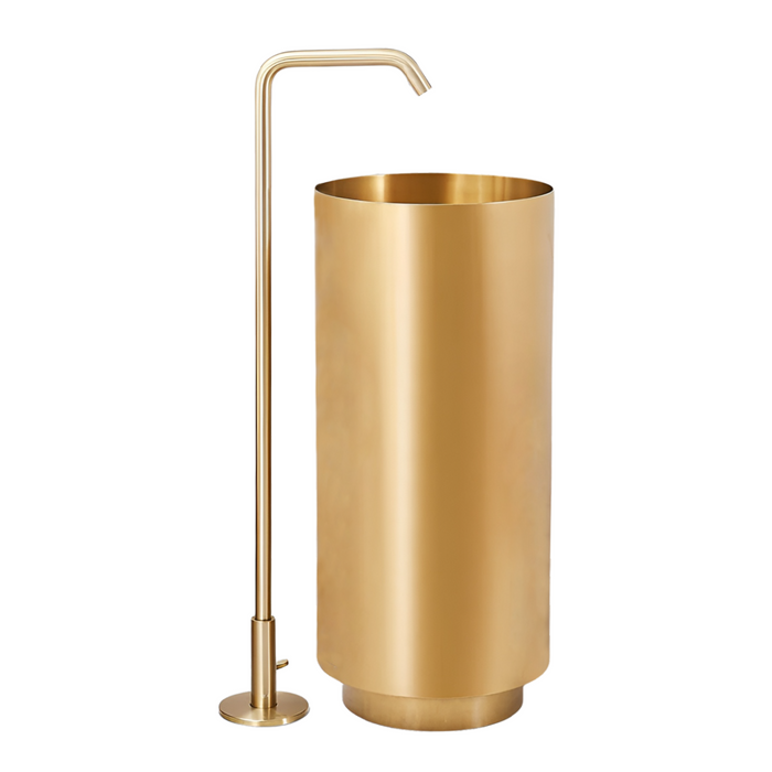 Metal Pedestal Wash Basin,size-16x16x33 Inch