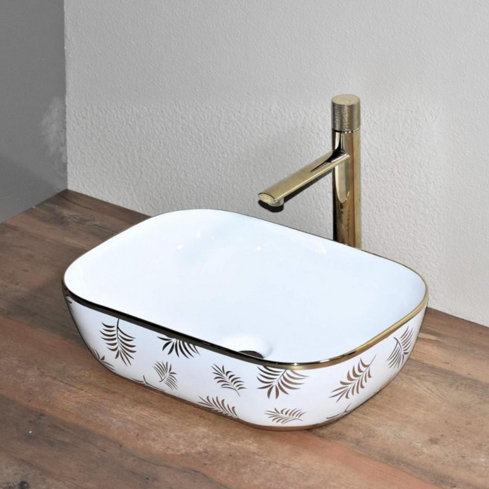 Premium Designer Table top/Counter top Wash Basin/Vessel sink (18x13x5.5 In) BTT-1105