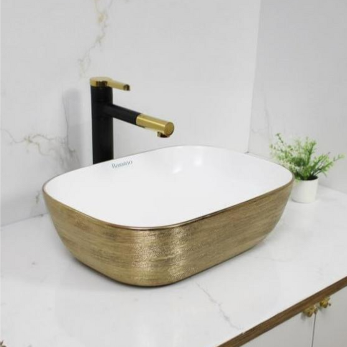 Premium Designer Table top/Counter top Wash Basin/Vessel sink (18x13x5.5 In) BTT-1097