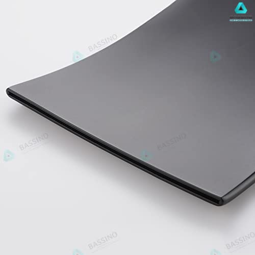 BASSINO Black Matt Waterfall Faucet tap Wall Mount Brass Basin Mixer,Wall Mixer Sink Mixer, hot and Cold Black Color faucets Tap (BTT-2068)(Black MATT)