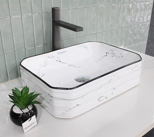 Premium Designer Table top/Counter top Wash Basin/Vessel sink (18x13x5 In) BTT-1366