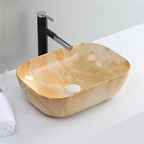 Premium Designer Table top/Counter top Wash Basin/Vessel sink (18x13x5.5 In) BTT-1044
