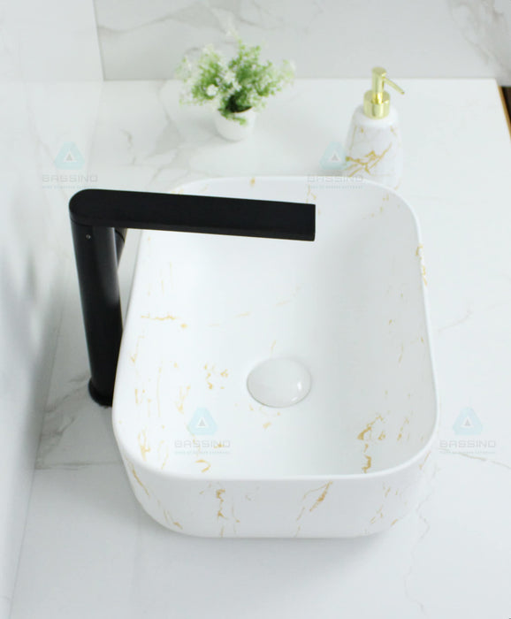 Premium Designer Table top/Counter top Wash Basin/Vessel sink (16x12x6 In) BTT-1065