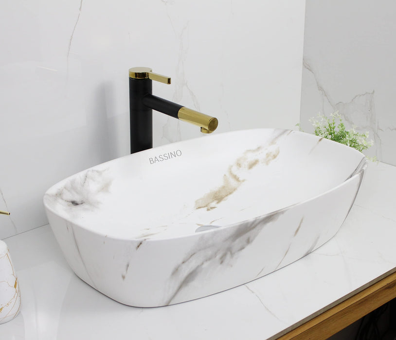 Premium Designer Table top/Counter top Wash Basin/Vessel sink (24x15x6 In)BTT-1053