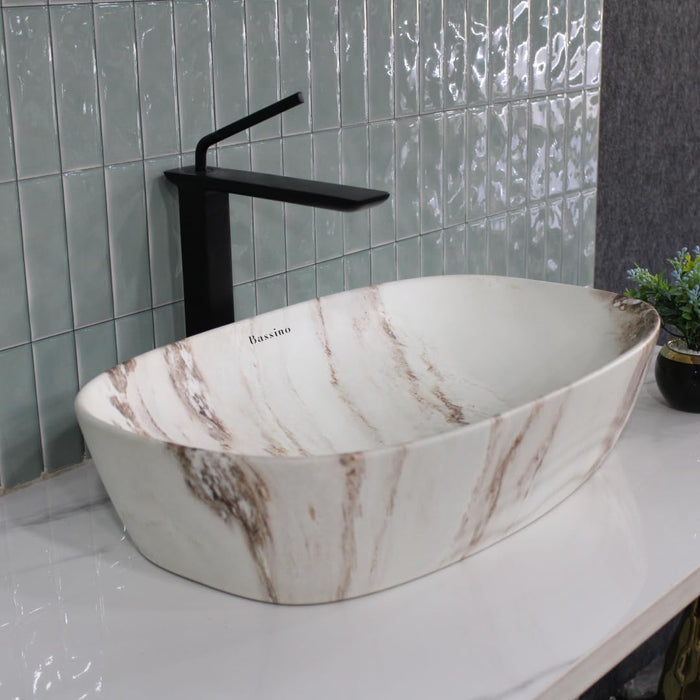 Premium Designer Table top/Counter top Wash Basin/Vessel sink (24x15x6 In)BTT-1246