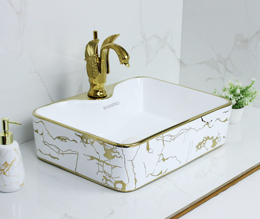 Premium Designer Table top/Counter top Wash Basin/Vessel sink (19x15x5.5 In) BTT-1147