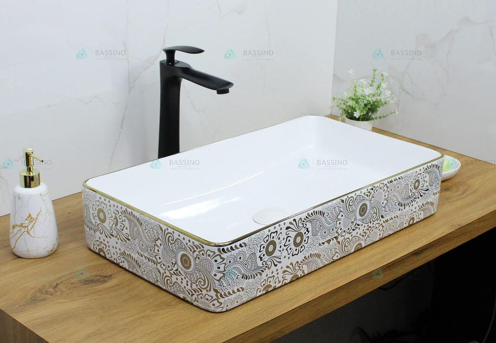 Premium Designer Table top/Counter top Wash Basin/Vessel sink (24x14x4.5 In)BTT-1207