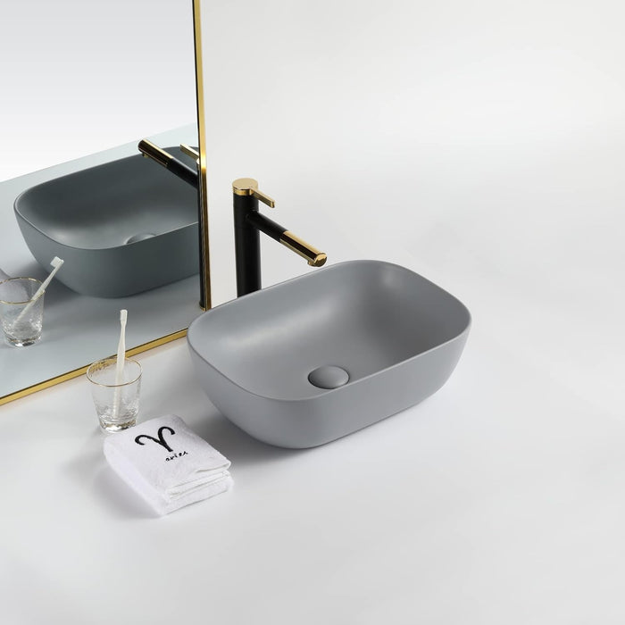 Premium Designer Table top/Counter top Wash Basin/Vessel sink (18x13x5.5 In) BTT-1048-IN