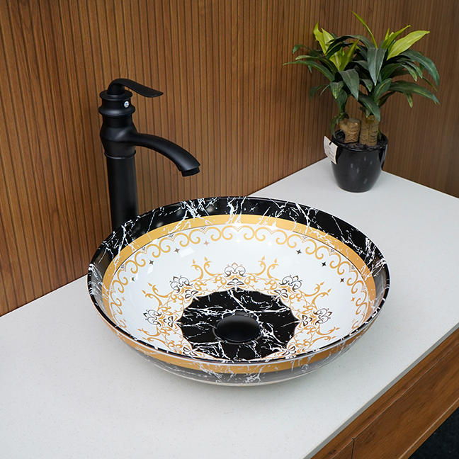 Designer Table Top Basin (16 x 16 x 5 In),BTT-1466