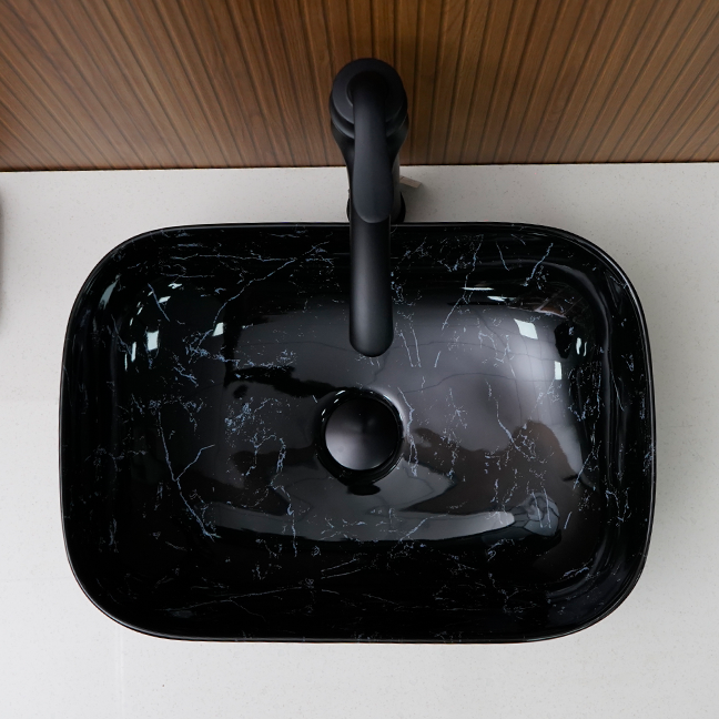 Designer Table Top Basin (18 x 14 x 5 In),BTT-11241-IN
