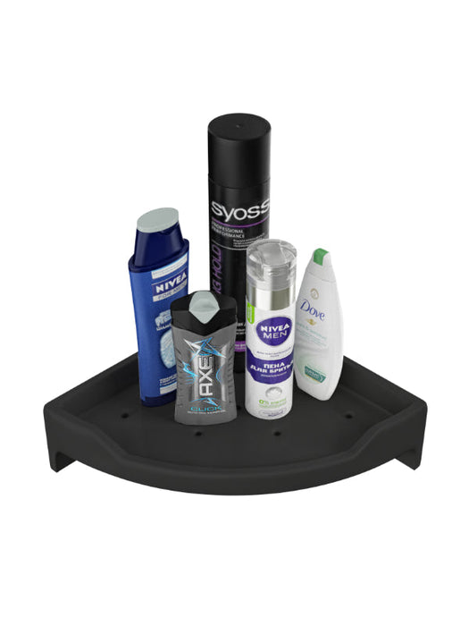 BASSINO Modern Corner Shelf 12'' x 12'' For Bathroom-Glossy