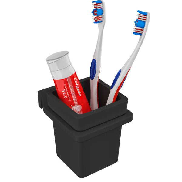 BASSINO Stylist Tumbler Holder-Glossy Black