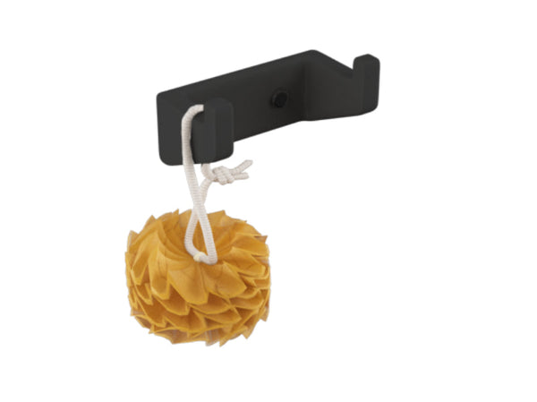 BASSINO Stylist Robe Hook for bathroom/bedroom-Glossy Black