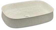 BASSINO Ceramic Wash Basin Countertop Tabletop Bathroom Sink Wash Basin(550x400x140mm)