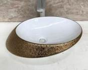 BASSINO Ceramic Wash Basin Countertop Tabletop Bathroom Sink Wash Basin(520x380x150mm)