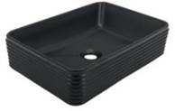 BASSINO Ceramic Wash Basin Countertop Tabletop Bathroom Sink Wash Basin(500x370x140mm)