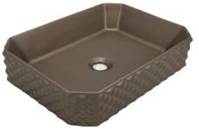 BASSINO Ceramic Wash Basin Countertop Tabletop Bathroom Sink Wash Basin(520x390x130mm)