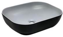 BASSINO Ceramic Wash Basin Countertop Tabletop Bathroom Sink Wash Basin(500x400x140mm)