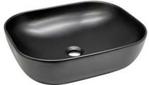 BASSINO Ceramic Wash Basin Countertop Tabletop Bathroom Sink Wash Basin(500x400x140mm)