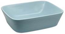 BASSINO Ceramic Wash Basin Countertop Tabletop Bathroom Sink Wash Basin(500x380x160mm)