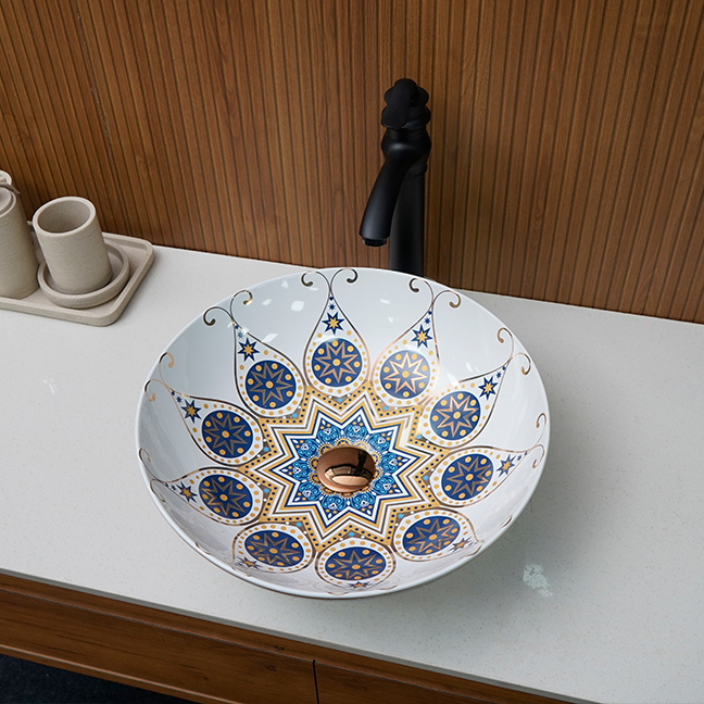 Designer Table Top Basin (16 x 16 x 5 In),BTT-1465