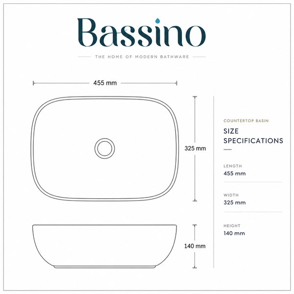 Bassino Matte Green Countertop Wash Basin – Modern Oval Ceramic Vessel Sink (17.9" x 12.8" x 5.5")