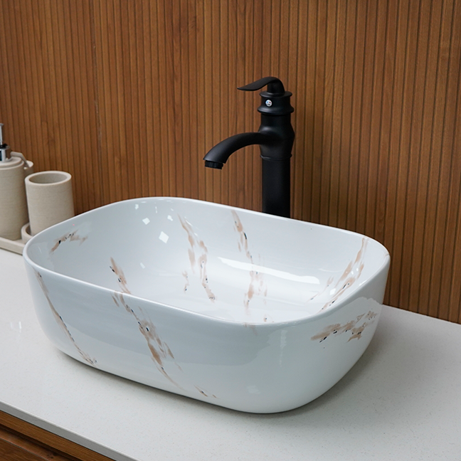 Designer Table Top Basin (18 x 14 x 5 In),BTT-11238-IN