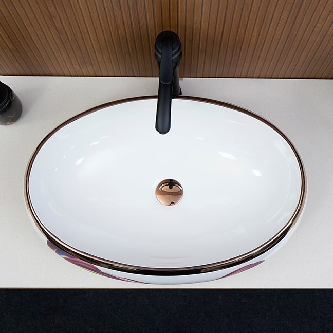 Designer Table Top Basin (24 x 16 x 6 In),BTT-1543