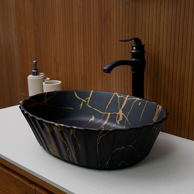 Designer Table Top Basin (19 x 15 x 5 In),BTT-11083