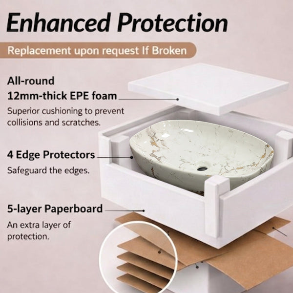 Designer Table Top Basin (24×15×6 In) BTT-735-IN