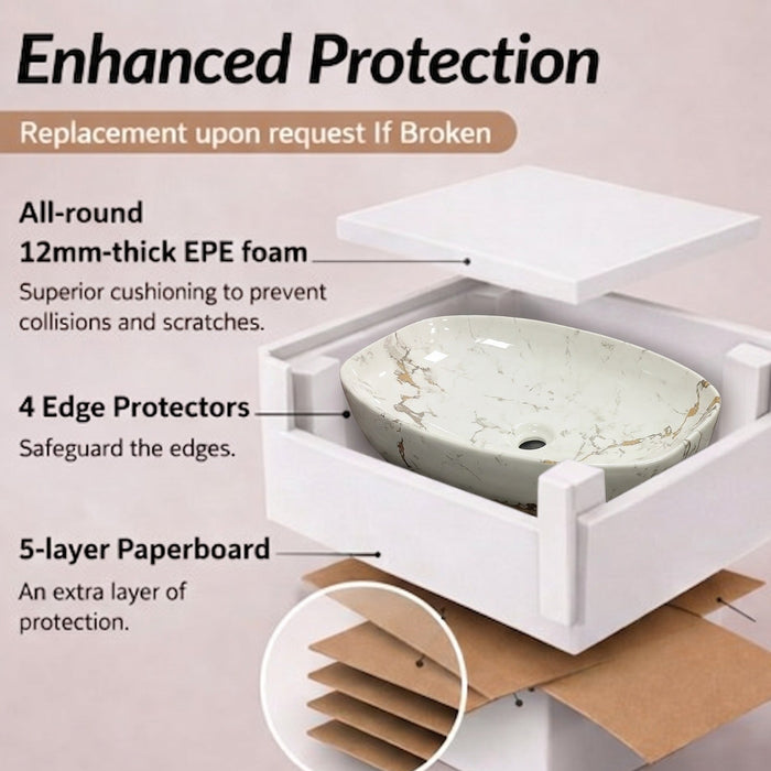Designer Table Top Basin (24×15×6 In) BTT-735-IN
