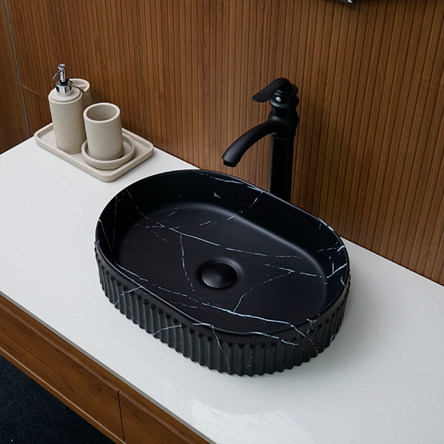 Designer Table Top Basin (18 x 13 x 5 In),BTT-1346
