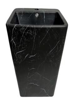 Ceramic Pedestal Wash Basin,BPB-576,size-16x16x33 Inch