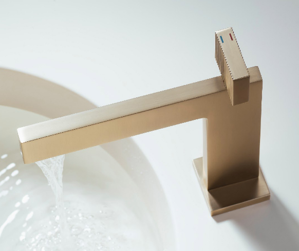 BASSINO TITAN Short Body Modern Basin Faucet Mixer | 3 Years Warranty Gold