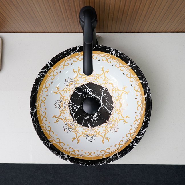 Designer Table Top Basin (16 x 16 x 5 In),BTT-1466