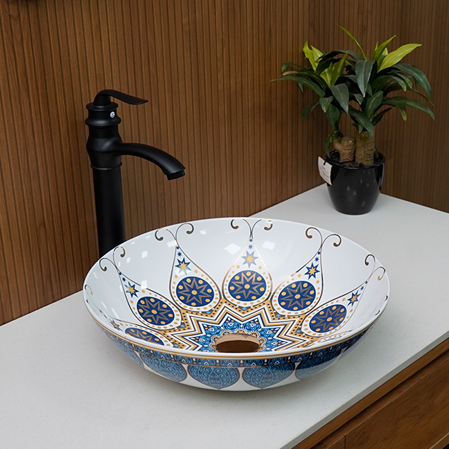 Designer Table Top Basin (16 x 16 x 5 In),BTT-1465