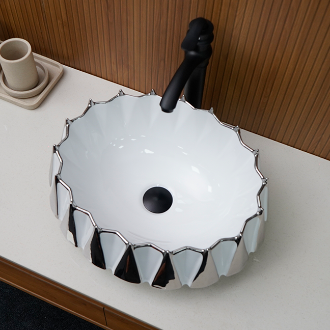 Designer Table Top Basin (17× 15×7 In) BTT-407