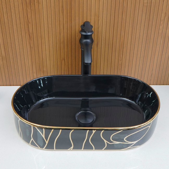 Designer Table Top Basin (20 x 12 x 5 In),BTT-11179