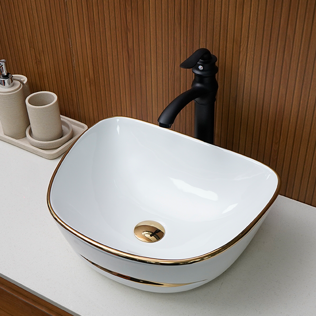 Designer Table Top Basin (17 x 14 x 5 In),BTT-11045