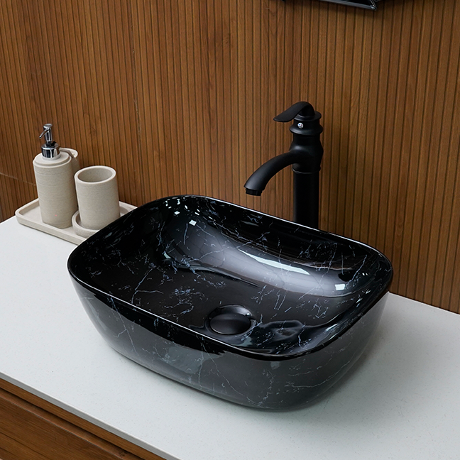 Designer Table Top Basin (18 x 14 x 5 In),BTT-11241-IN
